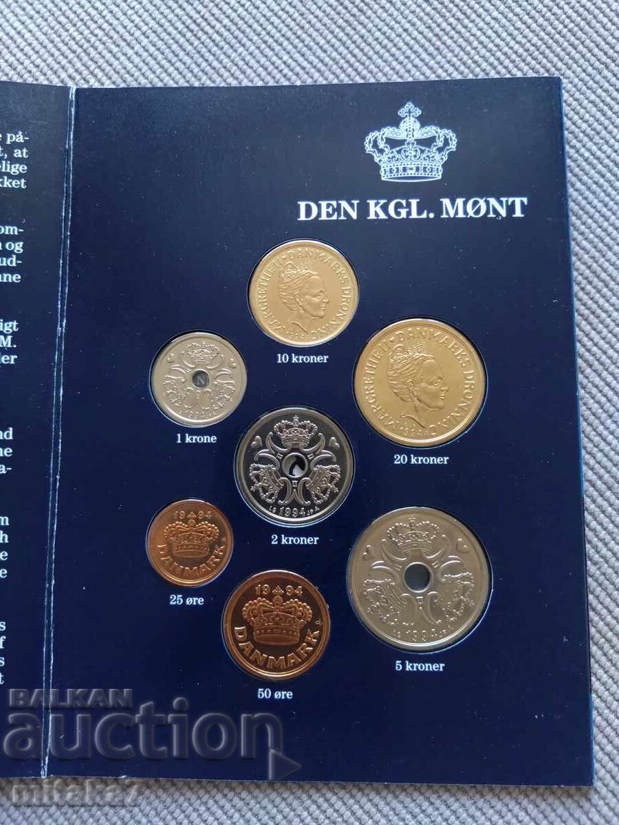 Set de monede 1994, Danemarca cu preț € 17.00 | 33.25 BGN