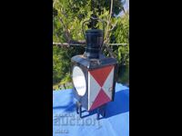 Παλαιό γερμανικό φανάρι αερίου σιδηροδρόμων