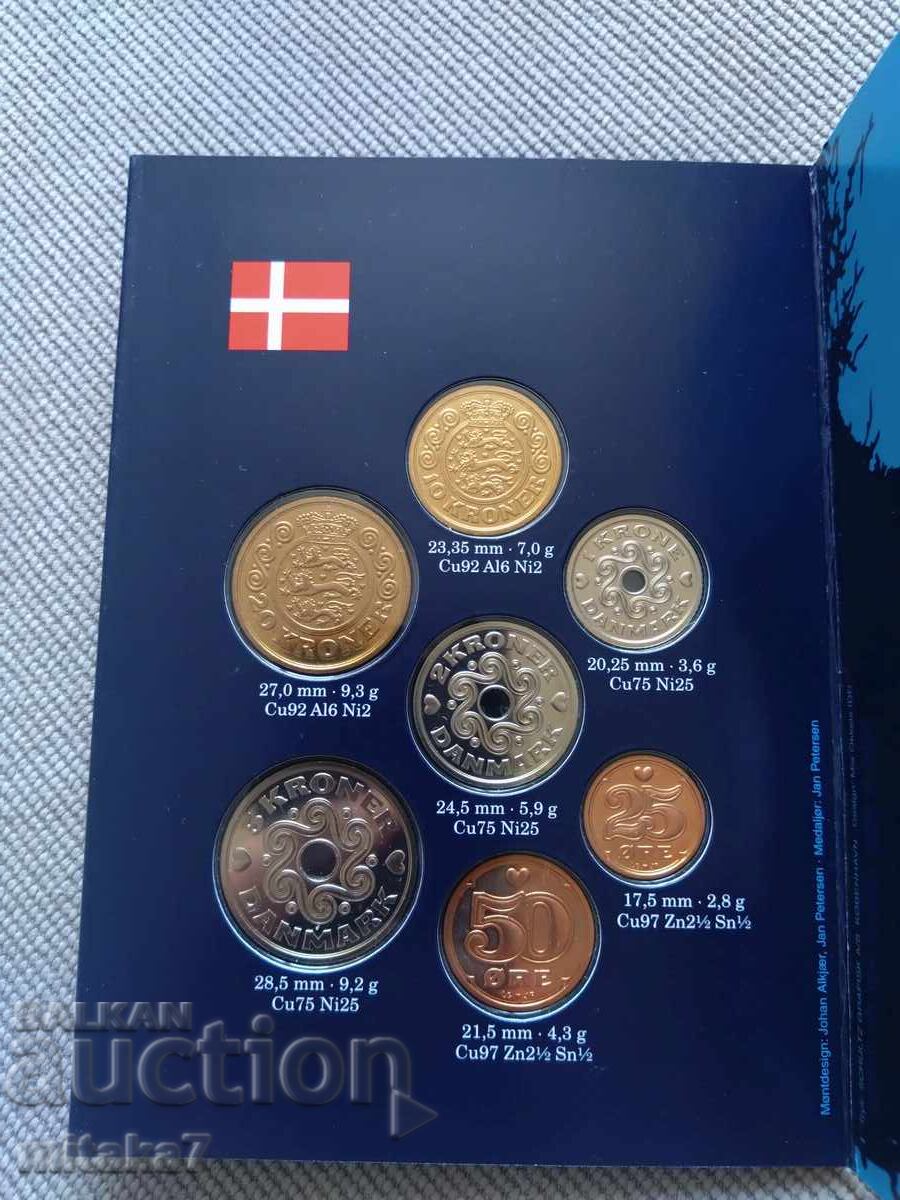 Аукцион Сет монети 1999 година, Дания
