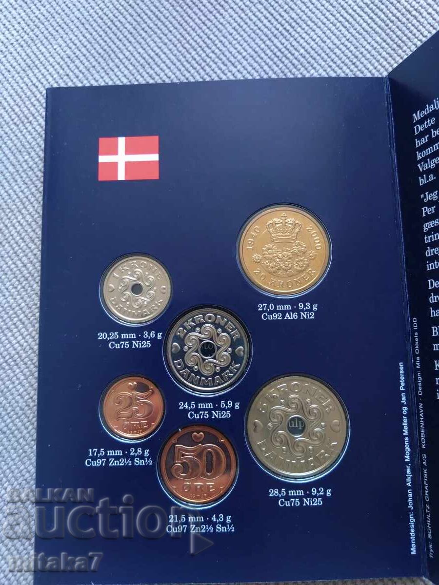 Livrarea Set monede 2000, Danemarca