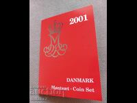 Σετ νομισμάτων 2001, Δανία