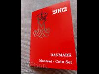 Сет монети 2002 година, Дания