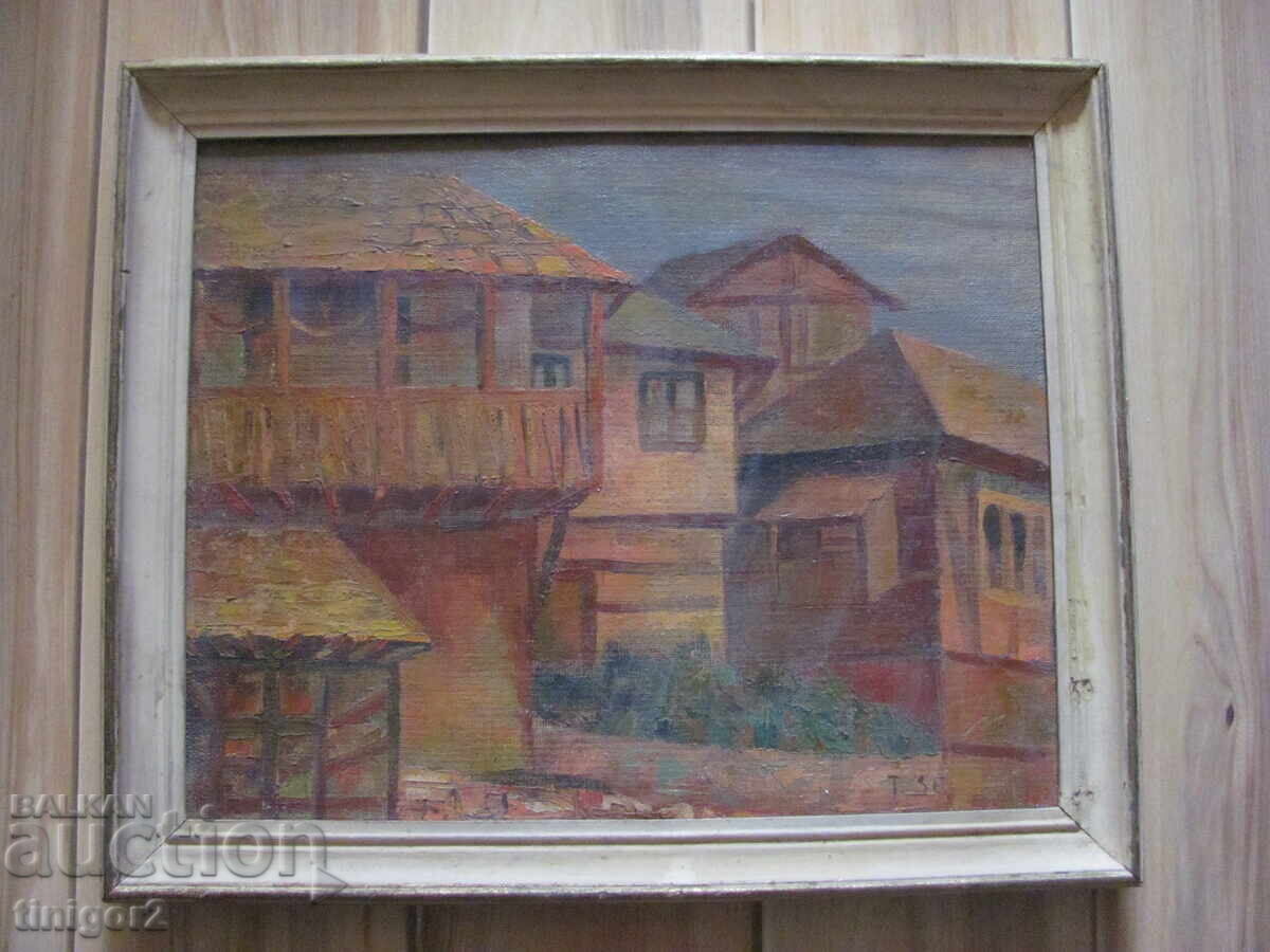 Pictură în ulei, placaj, semnătură - Todor Stoychev, 57x47cm - 6 Pictură în ulei, placaj, semnătură - Todor Stoychev, 57x47cm - 6