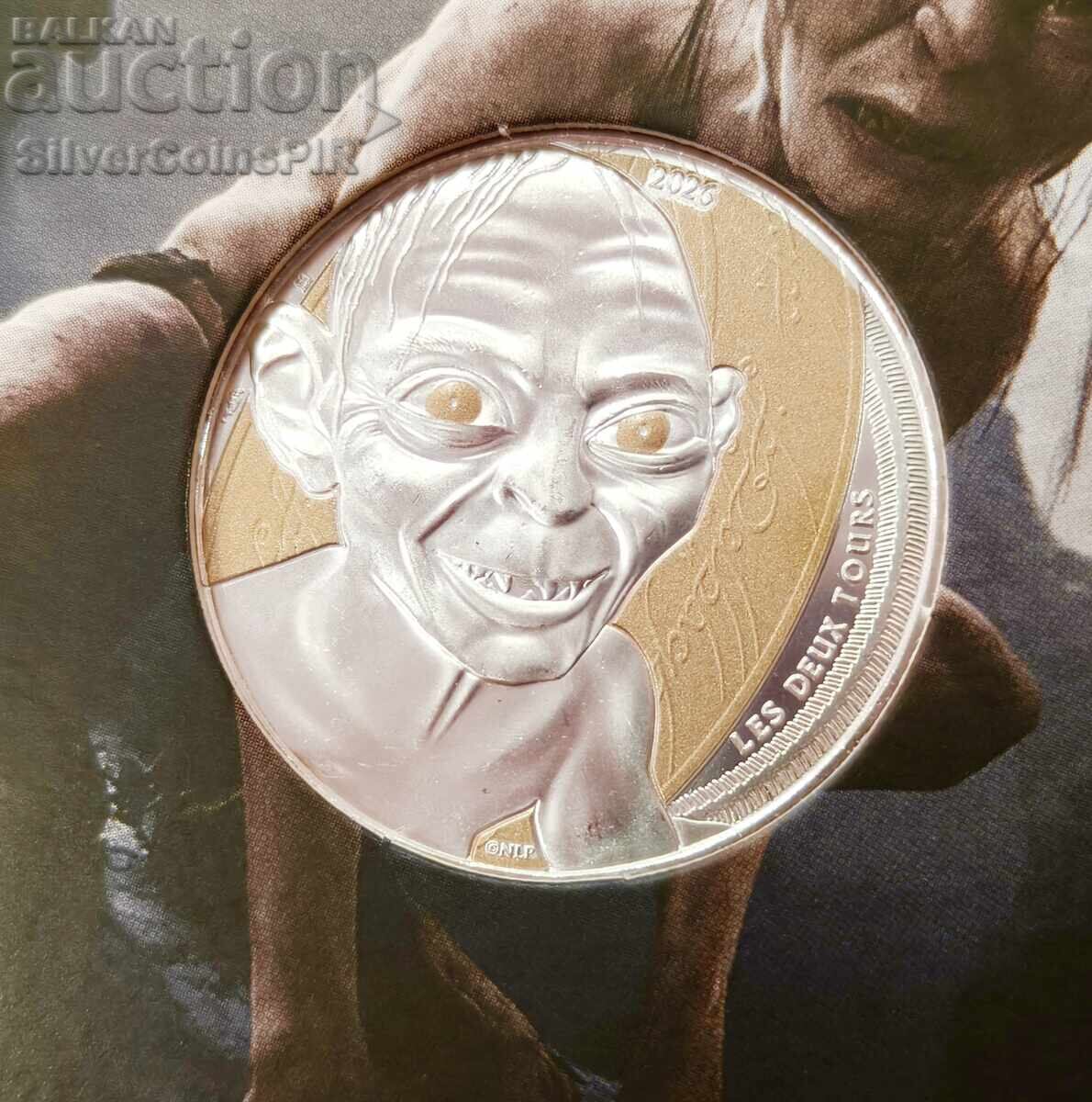 Argint 10 Euro Smeagol 2026 Stăpânul Inelelor Franța cu preț € 16.15 | 31.59 BGN