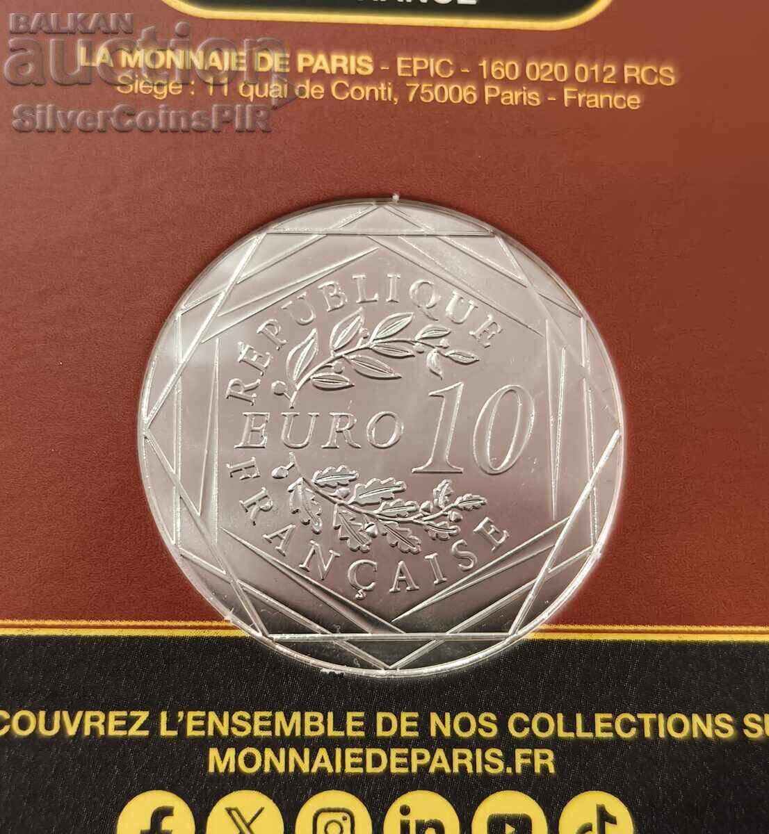 Argint 10 Euro Smeagol 2026 Stăpânul Inelelor Franța - 5