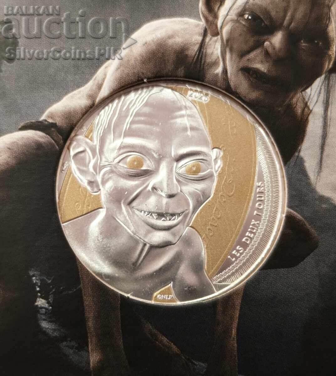 Argint 10 Euro Smeagol 2026 Stăpânul Inelelor Franța