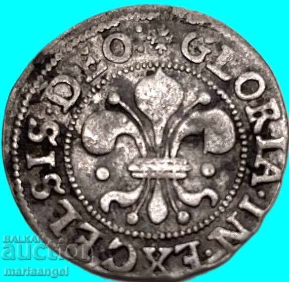 Auction  2 kreuzer 1623-1640 Germany France Strasbourg silver