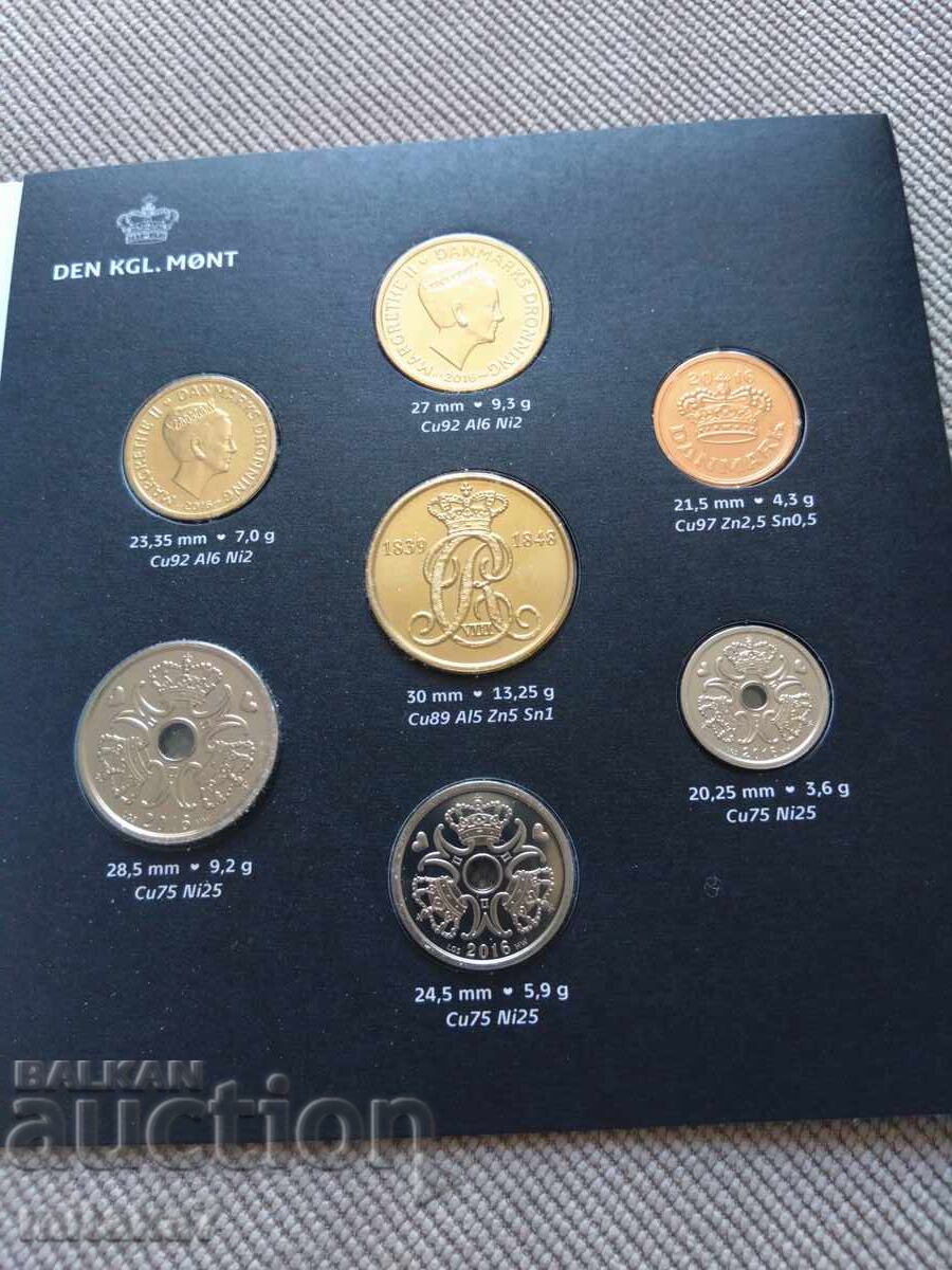 Licitație Set monede 2016, Danemarca