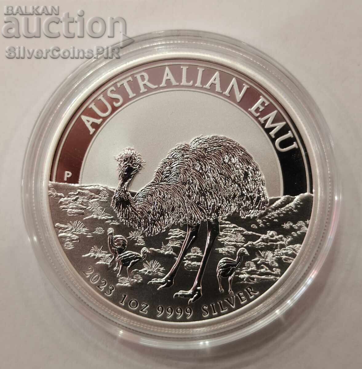 Argint 1 oz Emu 2023 Australia