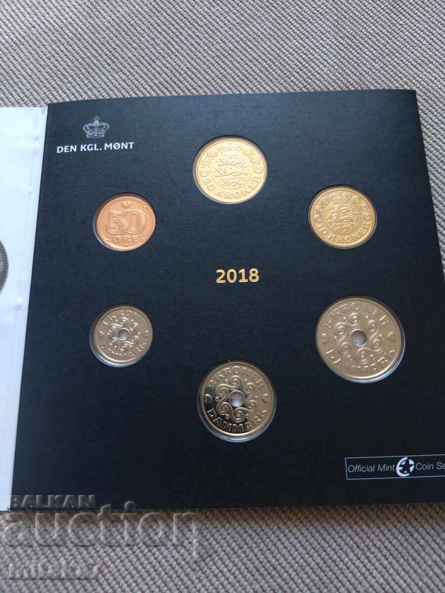 Set de monede 2018, Danemarca cu preț € 17.00 | 33.25 BGN