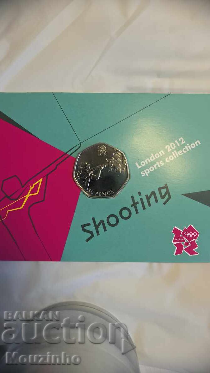 50 πένες Λονδίνο 2012 Σκοποβολή με τιμή € 10.00 | 19.56 BGN