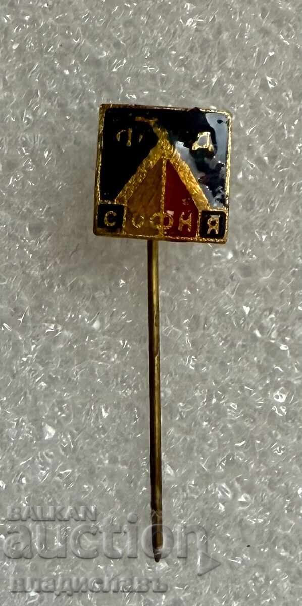 Delivery of old football badge FD LEVSKI SOFIA - enamel
