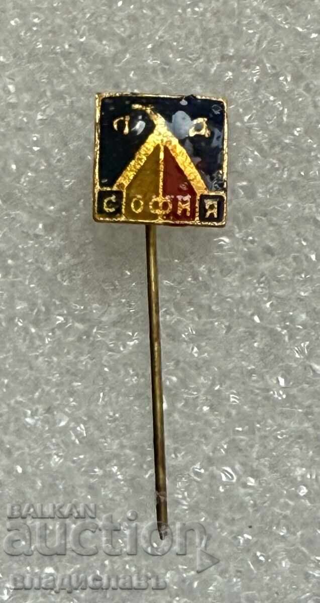 old football badge FD LEVSKI SOFIA - enamel - 5