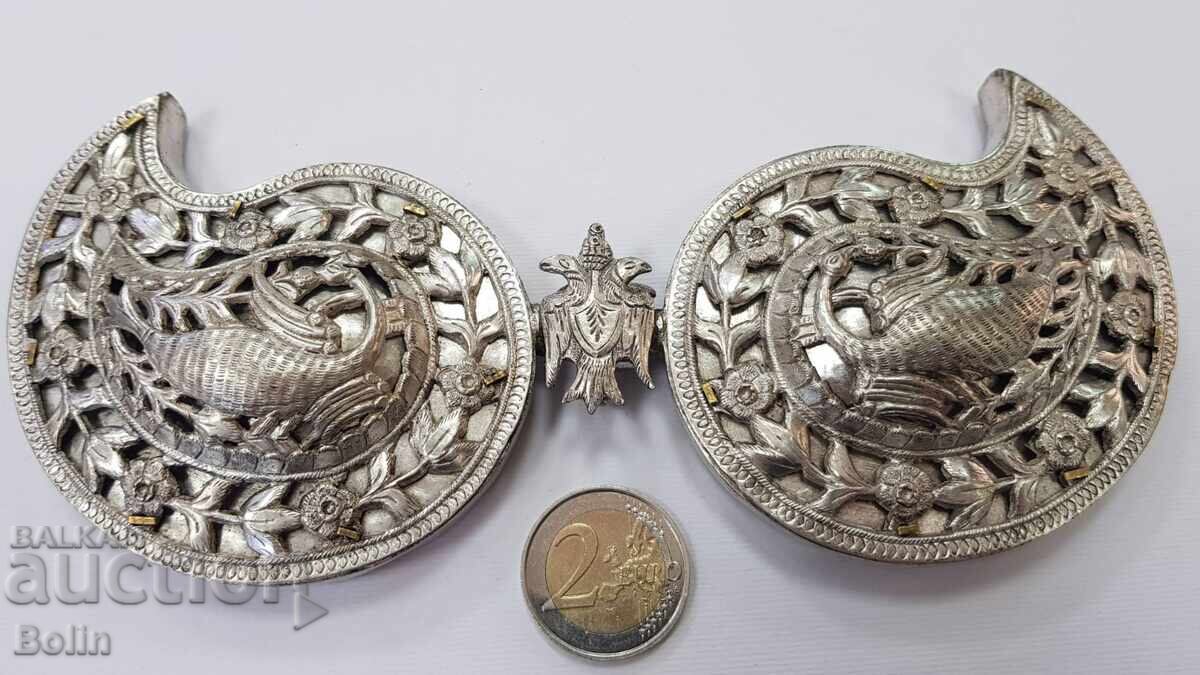 Рядка Сребърна Ажурна Възрожденска Пафта, Пафти - 19 век с цена € 1250.00 | 2444.80 лв.