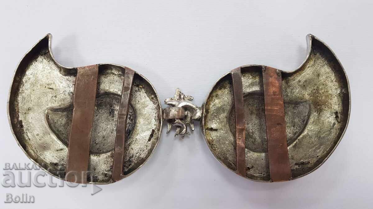 Рядка Сребърна Ажурна Възрожденска Пафта, Пафти - 19 век - 6