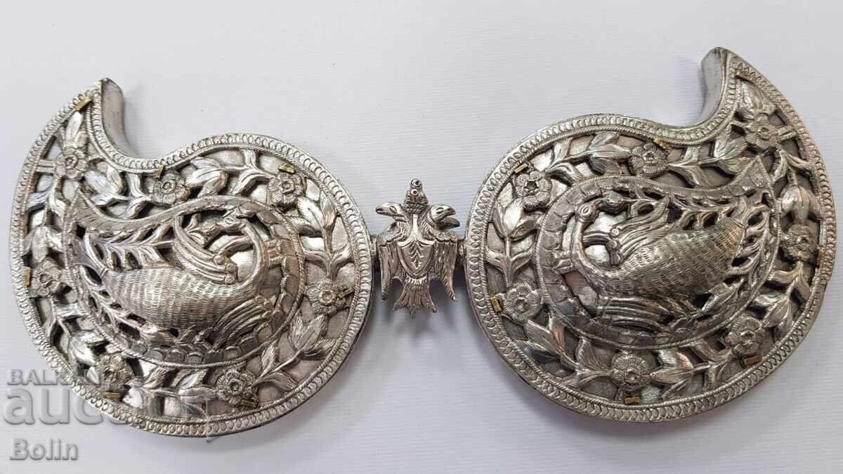 Рядка Сребърна Ажурна Възрожденска Пафта, Пафти - 19 век