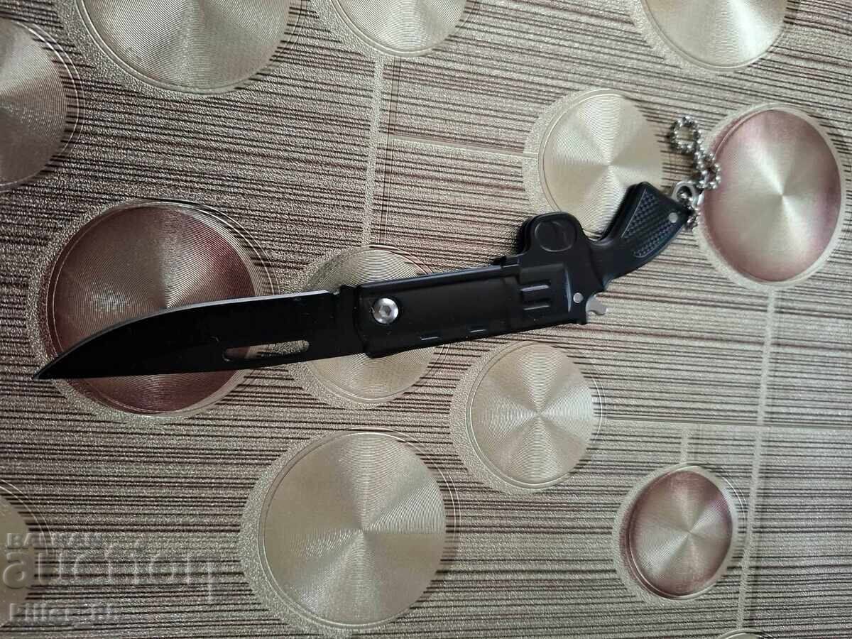 Livrarea Briceag metalic pliabil în formă de revolver
