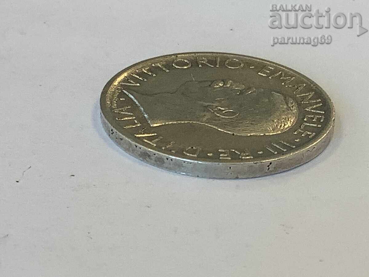 Livrarea Italia 5 lire 1927 Argint 0.835 Regele Victor Emanuel al III-lea