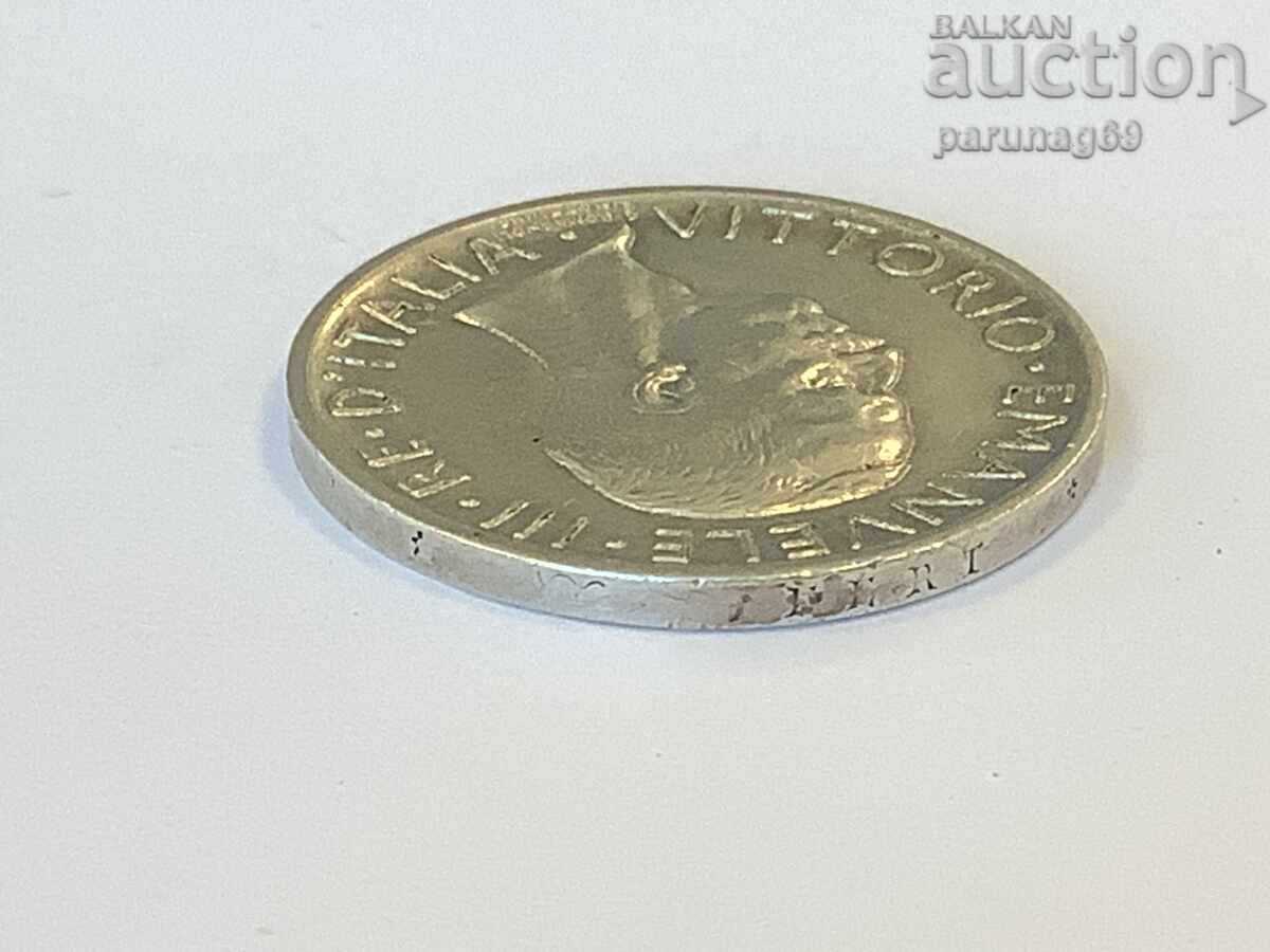 Italia 5 lire 1927 Argint 0.835 Regele Victor Emanuel al III-lea - 5