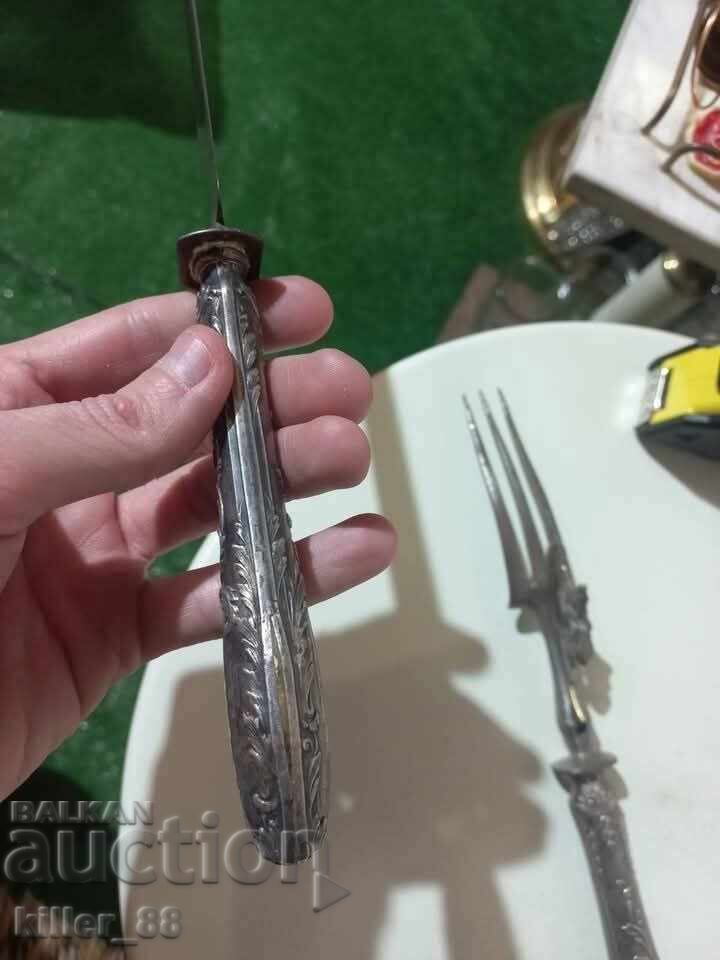 Vintage вилица и нож с цена € 22.00 | 43.03 лв.
