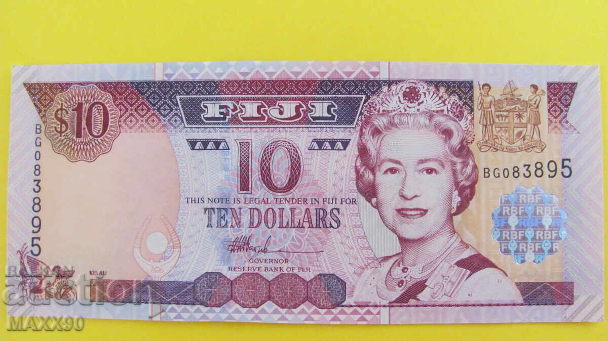 10 dolari Fiji UNC