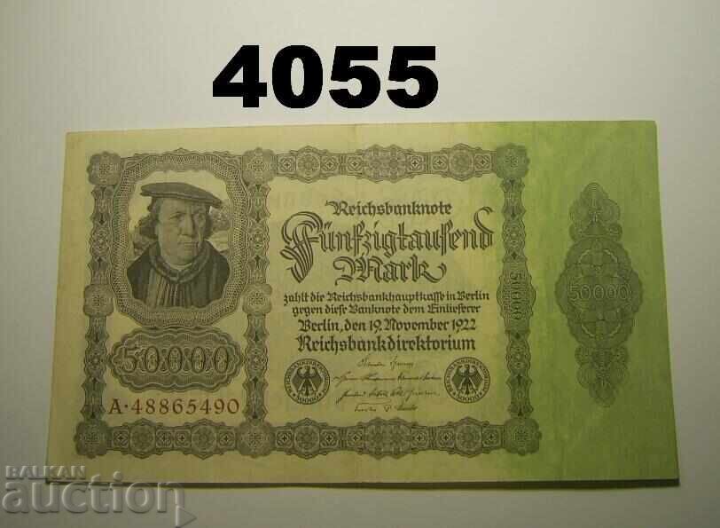 Germania 50000 mărci 1922