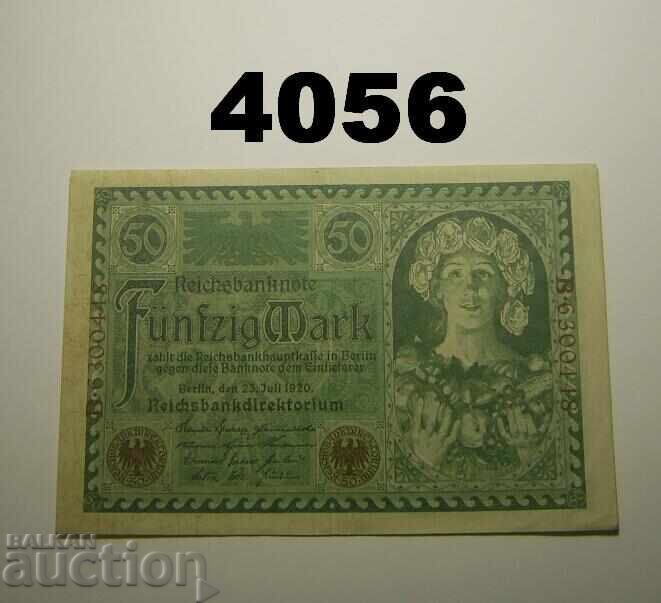 Germania 50 de mărci 1920 XF