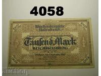 Germania 1000 mărci 1922 Note Württembergische Notenbank