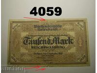 Γερμανία 1000 μάρκα 1922 Σημειώσεις Württembergische Notenbank