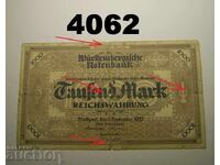 Γερμανία 1000 μάρκα 1922 Σημειώσεις Württembergische Notenbank