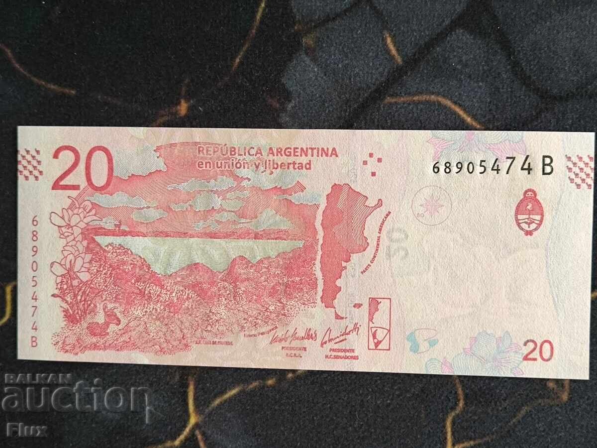 Licitație Bancnota - Argentina - 20 pesos UNC | 2017