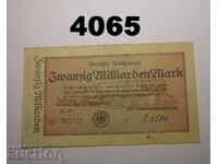 Germania 20 miliarde mărci 18.10.1923