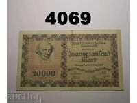 Γερμανία 20000 μάρκα 1923 Württembergische Notenbank