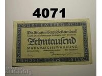 Germany 10,000 Marks 1923 Württembergische Notenbank