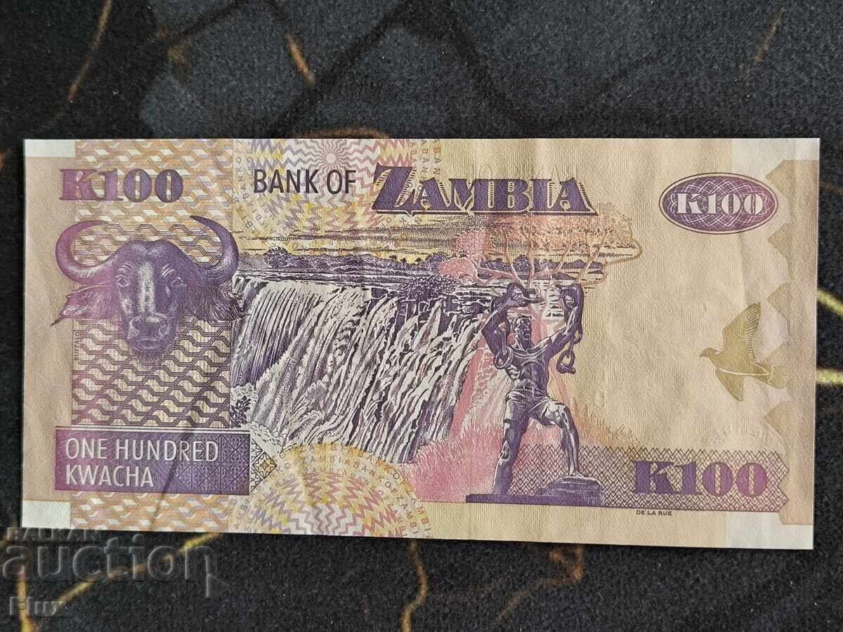 Banknote - Zambia - 100 Kwacha | 2008 with price € 1.75 | 3.42 BGN