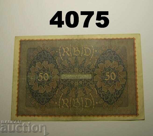 Germania 50 mărci 1919 cu preț € 1.50 | 2.93 BGN Germania 50 mărci 1919 cu preț € 1.50 | 2.93 BGN