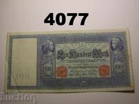 Germania 100 mărci 1909 sigiliu roșu