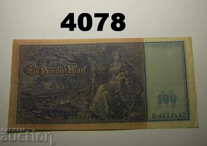 Германия 100 марки 1910 зелен печат с цена € 2.50 | 4.89 лв.