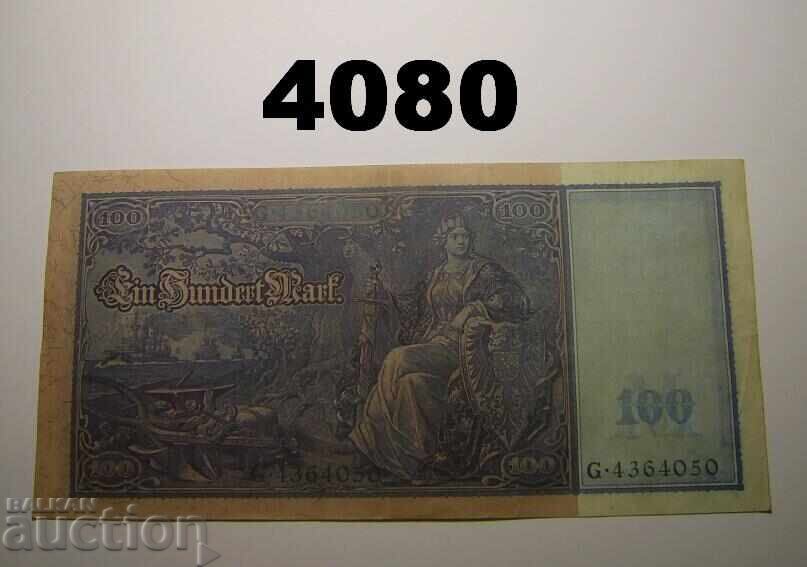 Γερμανία 100 μάρκα 1910 πράσινη σφραγίδα με τιμή € 5.00 | 9.78 BGN