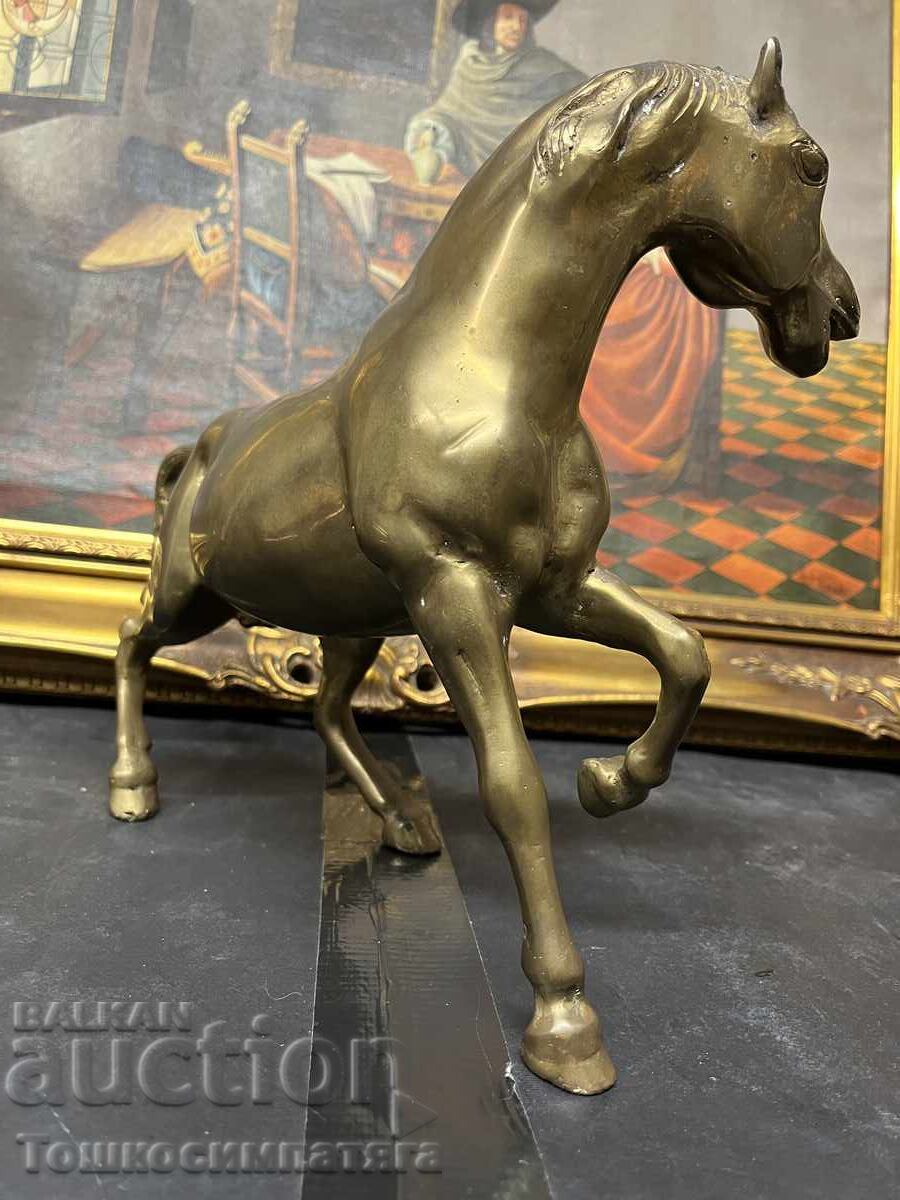 Licitație Statuetă mare din bronz reprezentând un cal - 4.5 kg