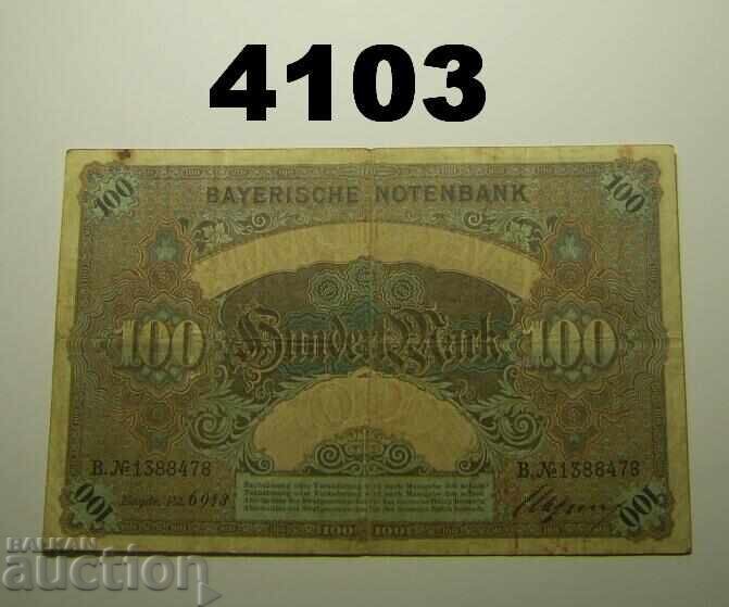 Germania 100 mărci 1900 Bayerische Notenbank cu preț € 2.50 | 4.89 BGN