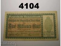 Germania 5 milioane mărci 1923 Bayerische Staatsbank
