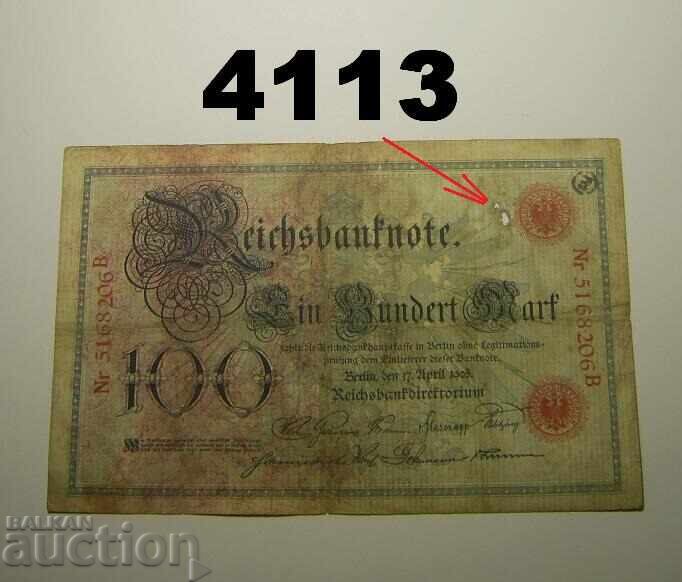 Germania 100 mărci 1903