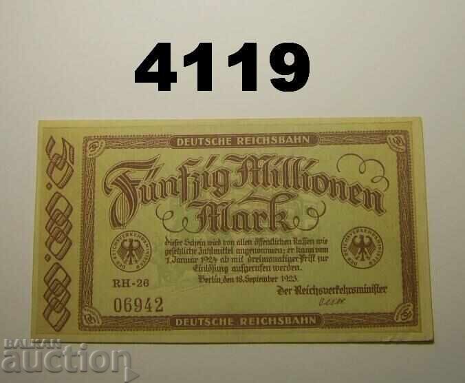 Germania 50 millionen mark 1923 Berlin