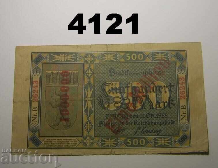 Germania 1 milion mărci 1923 Berlin