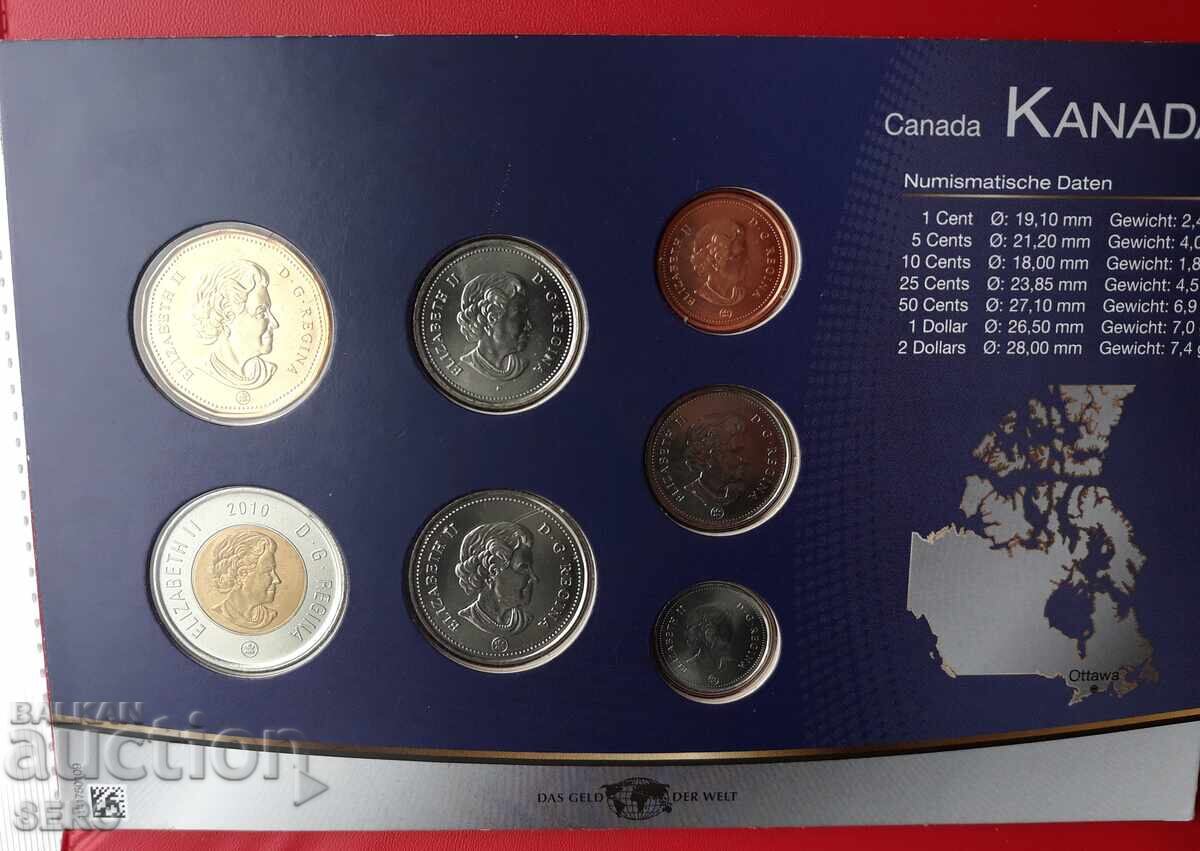 Delivery of Canada-SET 2004/2011 of 7 coins