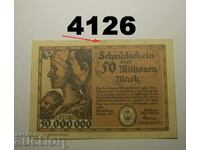 Mindelheim 50 εκατομμύρια μάρκα 1923 Γερμανία