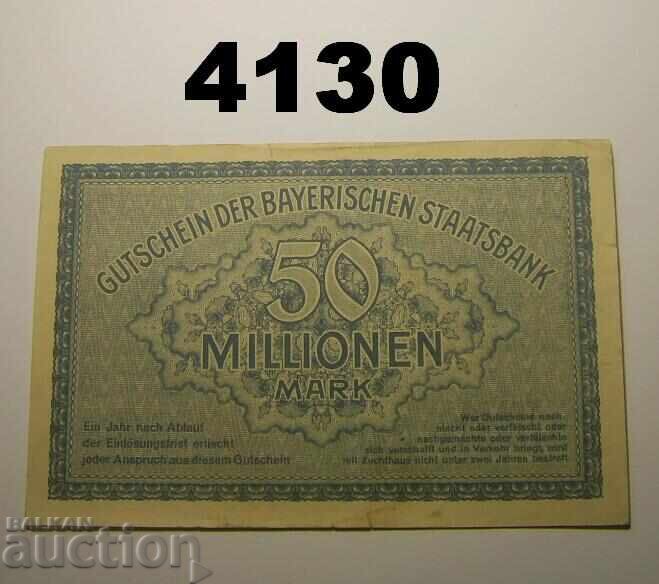 Germania 50 milioane mărci 1923 Bayerische Staatsbank cu preț € 2.00 | 3.91 BGN