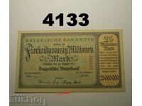 Γερμανία 25 millionen mark 1923 Bayerische Notenbank