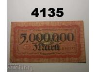 Germany 5 million marks 1923 Württembergische Notenbank